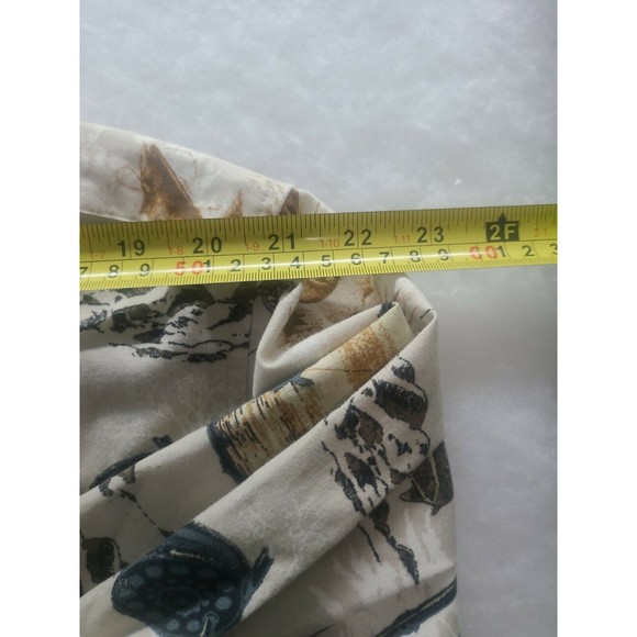 Natural Issue Angler Fishing Button Down Shirt Tan Brown Wrinkle Free Sz: XLT - Picture 8 of 10